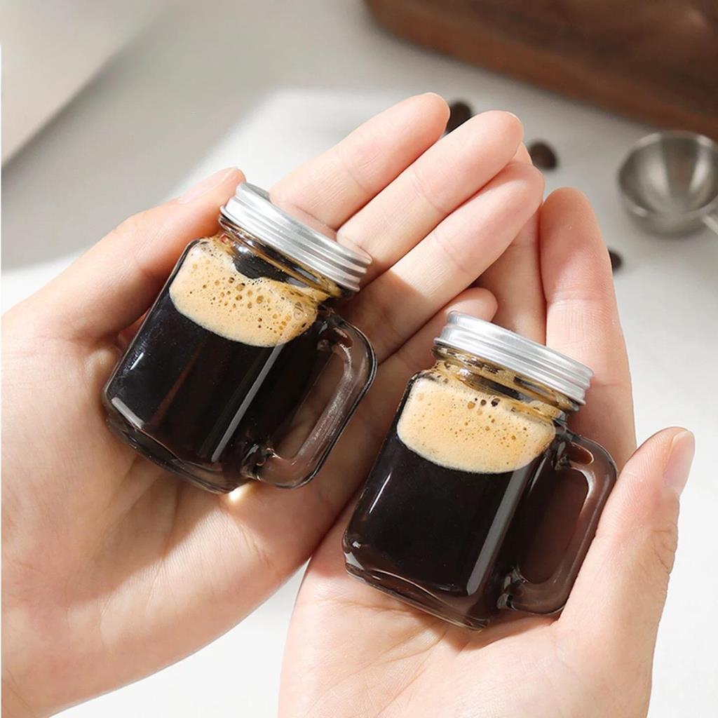 ٣٥ ملي زجاجة اسبريسو محكمه